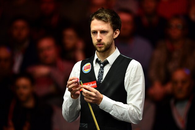 LONDON, ENGLAND - JANUARY 15:  Judd Trump of England looks on during his quarter final match against Neil Robertson of Australia during Day Six of The Dafabet Masters at Alexandra Palace on January 15, 2016 in London, England.  (Photo by Dan Mullan/Getty Images)