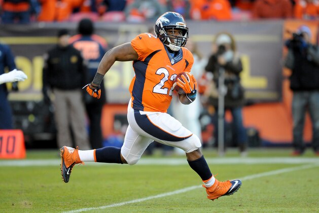 DENVER, CO - JANUARY 17: C.J. Anderson #22 of the Denver Broncos runs the ball in second quarter against the Pittsburgh Steelers during the AFC Divisional Playoff Game at Sports Authority Field at Mile High on January 17, 2016 in Denver, Colorado. (Photo by Dustin Bradford/Getty Images) DENVER, CO - JANUARY 17: C.J. Anderson #22 of the Denver Broncos runs the ball in second quarter against the Pittsburgh Steelers during the AFC Divisional Playoff Game at Sports Authority Field at Mile High on January 17, 2016 in Denver, Colorado. (Photo by Dustin Bradford/Getty Images)