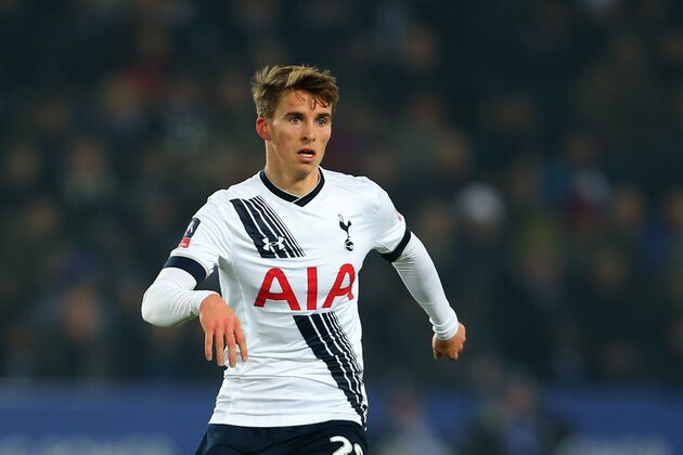 LEICESTER, ENGLAND - JANUARY 20 :  Tom Carroll of Tottenham Hotspur during the Emirates FA Cup match between Leicester City and Tottenham Hotspur at King Power Stadium on January 20, 2016 in Leicester, England.  (Photo by Catherine Ivill - AMA/Getty Images)