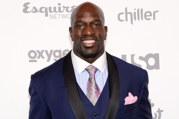 Wrestler Titus O'Neil attends the NBCUniversal Cable Entertainment 2015 Upfront at The Javits Center on Thursday, May 14, 2015, in New York. (Photo by Evan Agostini/Invision/AP)