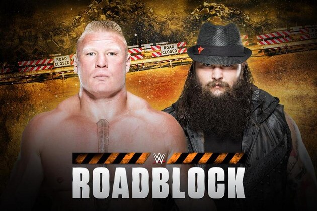 Brock Lesnar vs. Bray Wyatt at Roadblock on March 12