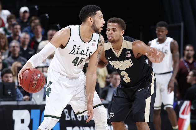 INDIANAPOLIS, IN - MARCH 13: Denzel Valentine
