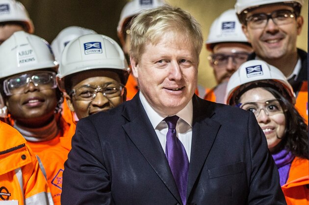 Mayor of London Boris Johnson attends an event at the Crossrail train construction site at Bond Street in  central London on February 23, 2016.
Crossrail, a new train link connecting counties to west of London to the county of Essex in the east, will be known as the Elizabeth line once it opens in December 2018. / AFP / POOL / RICHARD POHLE        (Photo credit should read RICHARD POHLE/AFP/Getty Images)