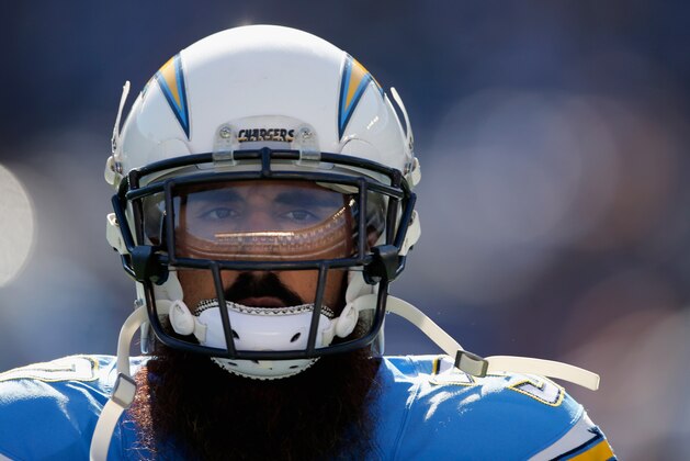 SAN DIEGO, CA - NOVEMBER 22: Eric Weddle #32 of the San Diego Chargers looks on prior to a game against the Kansas City Chiefs at Qualcomm Stadium on November 22, 2015 in San Diego, California. (Photo by Sean M. Haffey/Getty Images)