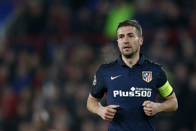 Gabi of Club Atletico de Madrid during the UEFA Champions League Round of 16, First leg match between PSV Eindhoven and Atletico Madrid on February 24, 2016 at the Philips stadium in Eindhoven, The Netherlands.(Photo by VI Images via Getty Images)