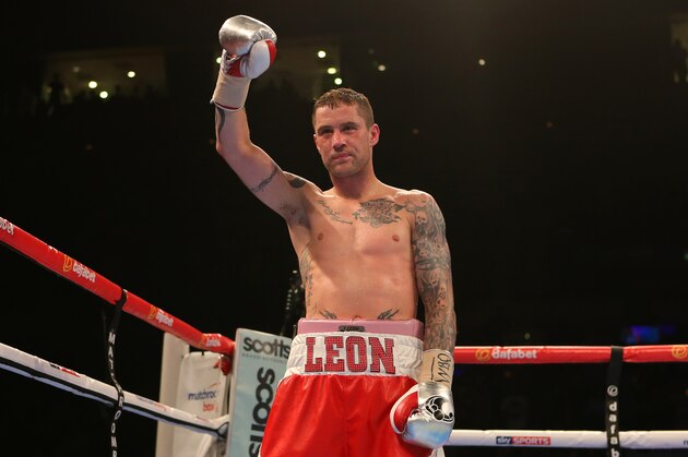 LIVERPOOL, ENGLAND - NOVEMBER 7: Ricky Burns celebrates beating Josh King during their Lightweight contest at the Echo Arena on November 7, 2015 in Liverpool, England. (Photo by Dave Thompson/Getty Images)