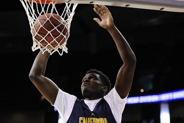 Mar 17, 2016; Spokane, WA, USA; California Golden Bears guard Jabari Bird (23) during a practice day before the first round of the NCAA men's college basketball tournament at Spokane Veterans Memorial Arena. Mandatory Credit: James Snook-USA TODAY Sports