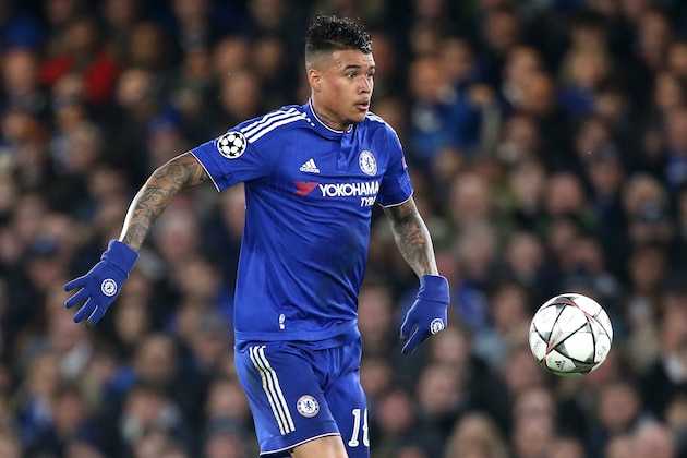 LONDON, ENGLAND - MARCH 9: Robert Kenedy Nunes do Nascimento aka Kenedy of Chelsea in action during during the UEFA Champions League round of 16 second leg match between Chelsea FC and Paris Saint-Germain at Stamford Bridge stadium on March 9, 2016 in London, England. (Photo by Jean Catuffe/Getty Images)