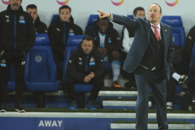Newcastle manager Rafael Benitez during the English Premier League soccer match between Leicester City and Newcastle United at the King Power Stadium in Leicester, England, Monday, March 14, 2016. (AP Photo/Rui Vieira)