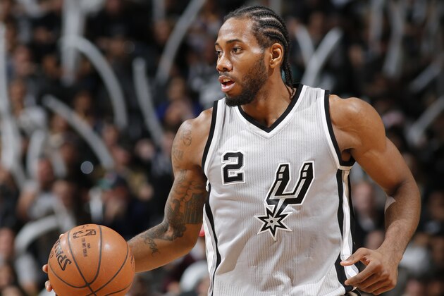 SAN ANTONIO, TX - MARCH 19:  Kawhi Leonard
