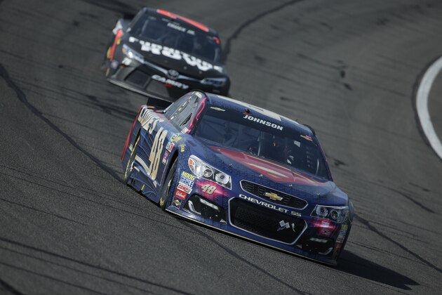 FONTANA, CA - MARCH 20:  Jimmie Johnson, driver of the