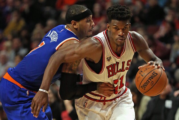 CHICAGO, IL - JANUARY 01:  Jimmy Butler