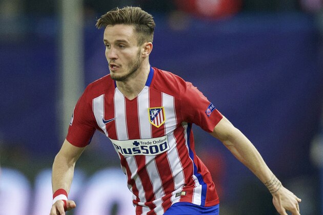 Saul Niguez of Club Atletico de Madrid during the UEFA Champions League Round of 16, Second leg match between Atletico madrid and PSV Eindhoven on March 15, 2016 at the Estadio Vicente Calderón in Madrid, Spain.(Photo by VI Images via Getty Images)