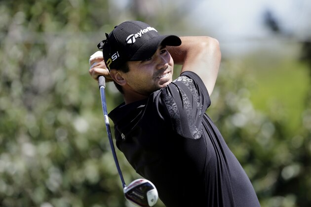 Jason Day of Australia hits his drive on the second hole during round-robin play against Thongchai Jaidee at the Dell Match Play Championship golf tournament at Austin County Club, Thursday, March 24, 2016, in Austin, Texas. (AP Photo/Eric Gay)
