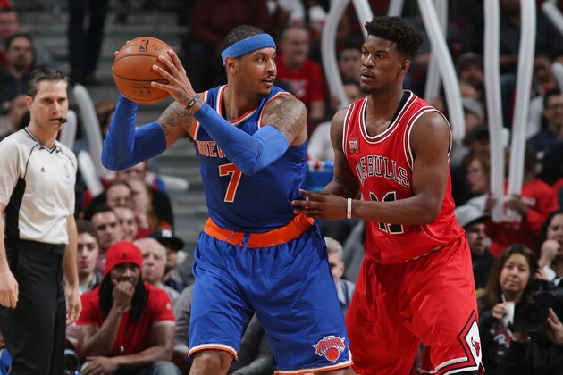 CHICAGO, IL - MARCH 23:  Carmelo Anthony