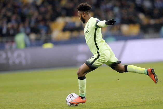 Manchester City's Raheem Sterling prepares to shoot during the Champions League round of 16 first leg soccer match between Dynamo Kiev and Manchester City at the Olympiyskiy stadium in Kiev, Ukraine, Wednesday, Feb. 24, 2016. (AP Photo/Efrem Lukatsky) Manchester City's Raheem Sterling prepares to shoot during the Champions League round of 16 first leg soccer match between Dynamo Kiev and Manchester City at the Olympiyskiy stadium in Kiev, Ukraine, Wednesday, Feb. 24, 2016. (AP Photo/Efrem Lukatsky)