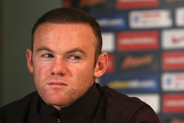 England captain and striker Wayne Rooney gives a press conference at a hotel near Watford, north of London, on November 16, 2015, ahead of their international friendly football match against France at Wembley Stadium on November 17.  / AFP / JUSTIN TALLIS        (Photo credit should read JUSTIN TALLIS/AFP/Getty Images)