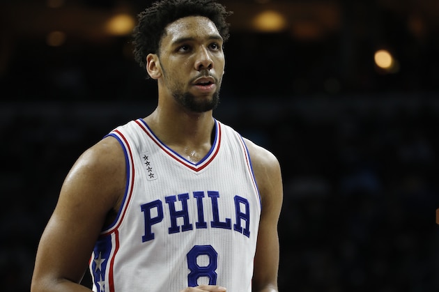 Philadelphia 76ers' Jahlil Okafor in action during an NBA basketball game against the Washington Wizards, Friday, Feb. 26, 2016, in Philadelphia. (AP Photo/Matt Slocum) Philadelphia 76ers' Jahlil Okafor in action during an NBA basketball game against the Washington Wizards, Friday, Feb. 26, 2016, in Philadelphia. (AP Photo/Matt Slocum)