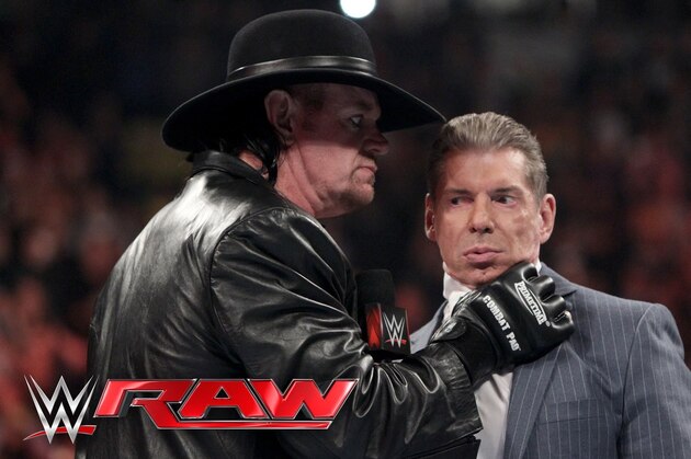 The Undertaker warns Vince McMahon to tread lightly.
