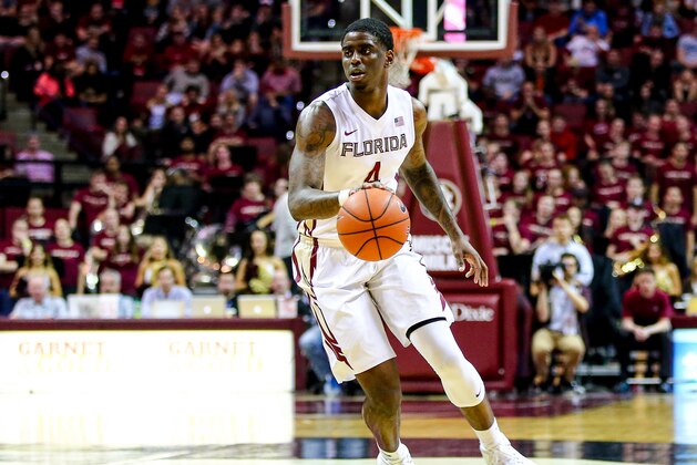TALLAHASSEE, FL - FEBRUARY 14: Dwayne Bacon #4 of the Florida State Seminoles in action during the game against the Miami Hurricanes at the Donald L. Tucker Center on February 14, 2016 in Tallahassee, Florida. (Photo by Rob Foldy/Getty Images) TALLAHASSEE, FL - FEBRUARY 14: Dwayne Bacon #4 of the Florida State Seminoles in action during the game against the Miami Hurricanes at the Donald L. Tucker Center on February 14, 2016 in Tallahassee, Florida. (Photo by Rob Foldy/Getty Images)