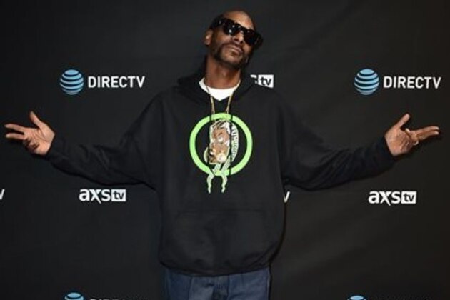 Snoop Dogg arrives at DIRECTV Super Saturday Night at Pier 70 on Saturday, Feb. 6, 2016, in San Francisco, Calif. (Photo by Jordan Strauss/NFL/Invision via AP)