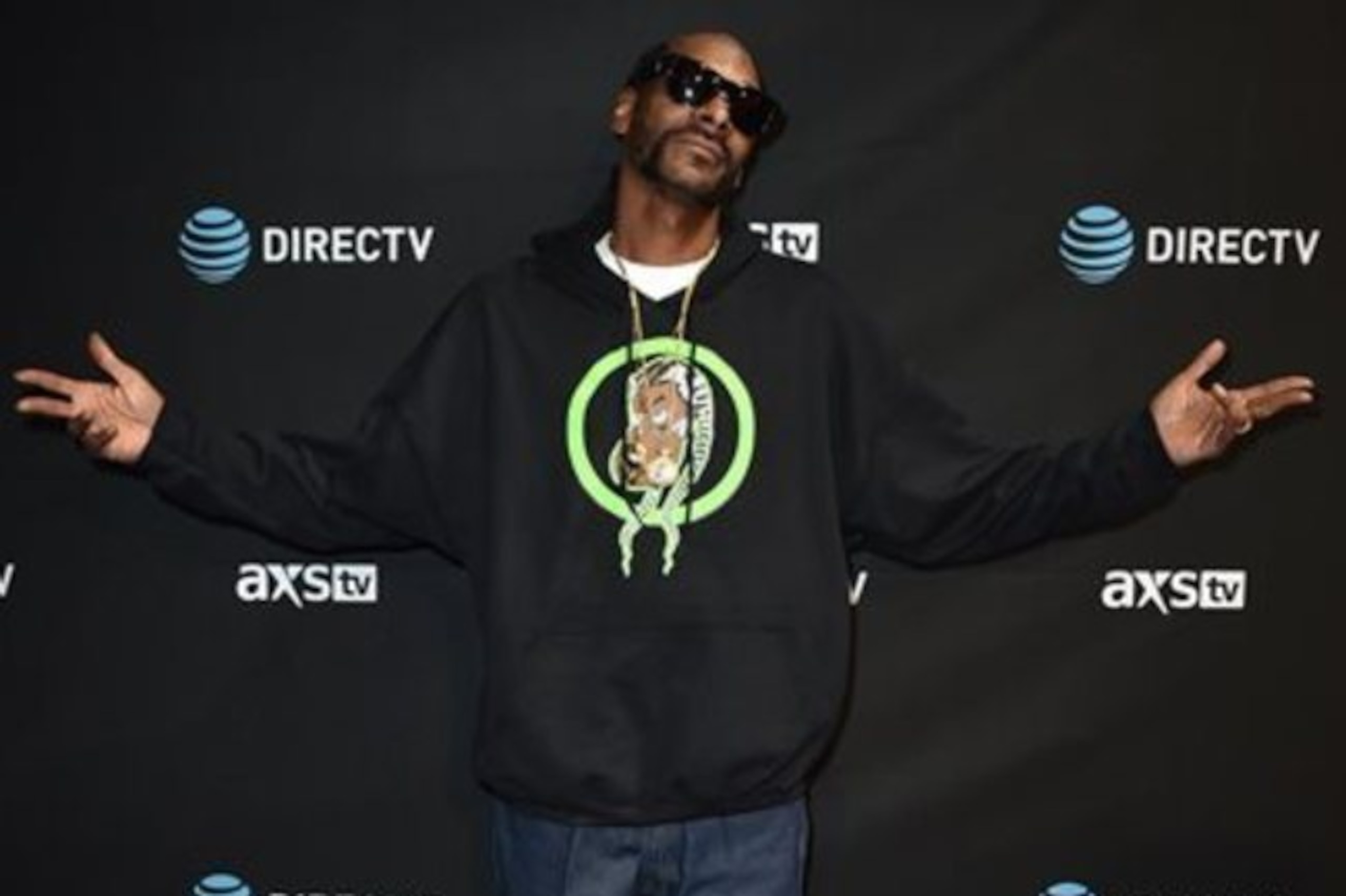 Snoop Dogg arrives at DIRECTV Super Saturday Night at Pier 70 on Saturday, Feb. 6, 2016, in San Francisco, Calif. (Photo by Jordan Strauss/NFL/Invision via AP)