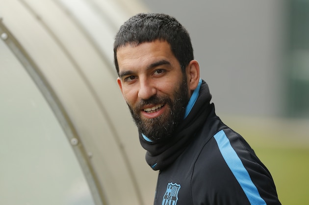 FC Barcelona's Arda Turan attends a training session at the Sports Center FC Barcelona Joan Gamper in San Joan Despi, Spain, Tuesday, March 15, 2016. FC Barcelona will play against Arsenal in a Champions League Group E soccer match on Wednesday March 16. (AP Photo/Manu Fernandez) FC Barcelona's Arda Turan attends a training session at the Sports Center FC Barcelona Joan Gamper in San Joan Despi, Spain, Tuesday, March 15, 2016. FC Barcelona will play against Arsenal in a Champions League Group E soccer match on Wednesday March 16. (AP Photo/Manu Fernandez)