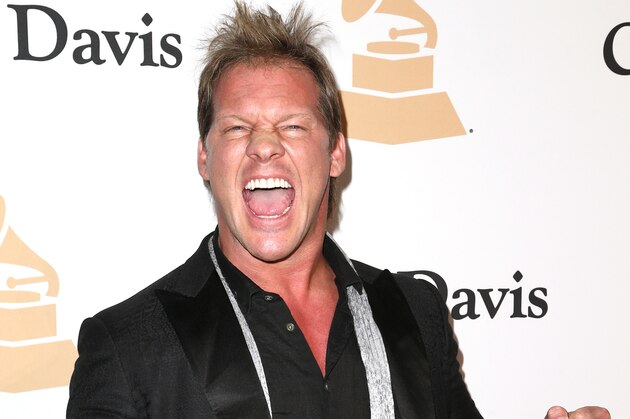 Chris Jericho arrives at the 2016 Clive Davis Pre-Grammy Gala at the Beverly Hilton Hotel on Sunday, Feb. 14, 2016, in Beverly Hills, Calif. (Photo by John Salangsang/Invision/AP)
