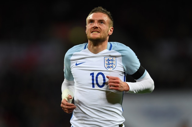 LONDON, ENGLAND - MARCH 29:  Jamie Vardy of England during the International Friendly match between England and Netherlands at Wembley Stadium on March 29, 2016 in London, England.  (Photo by Shaun Botterill/Getty Images)