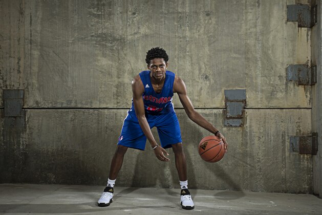 ATLANTA, GA - MAY 1: DeAaron Fox #31 poses for a portrait during Adidas Nations Atlanta on May 1, 2015 at the JW Marriott in Atlanta, Georgia. (Photo by Kelly Kline/Getty Images)
