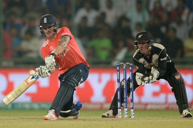 DELHI, INDIA - MARCH 30:  Jason Roy of England bats during the ICC World Twenty20 India 2016 Semi Final match between England and New Zealand at Feroz Shah Kotla Ground on March 30, 2016 in Delhi, India.  (Photo by Gareth Copley/Getty Images)