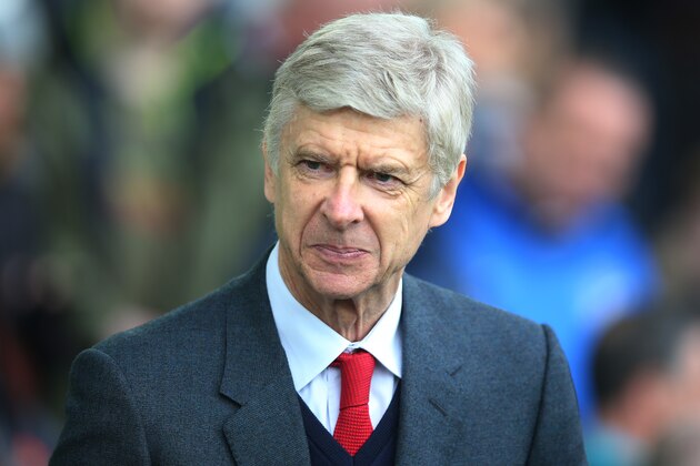 LIVERPOOL, ENGLAND - MARCH 19:  Arsenal manager Arsene Wenger looks on during the Barclays Premier League match between Everton and Arsenal at Goodison Park on March 19, 2016 in Liverpool, England. (Photo by Ian MacNicol/Getty images)