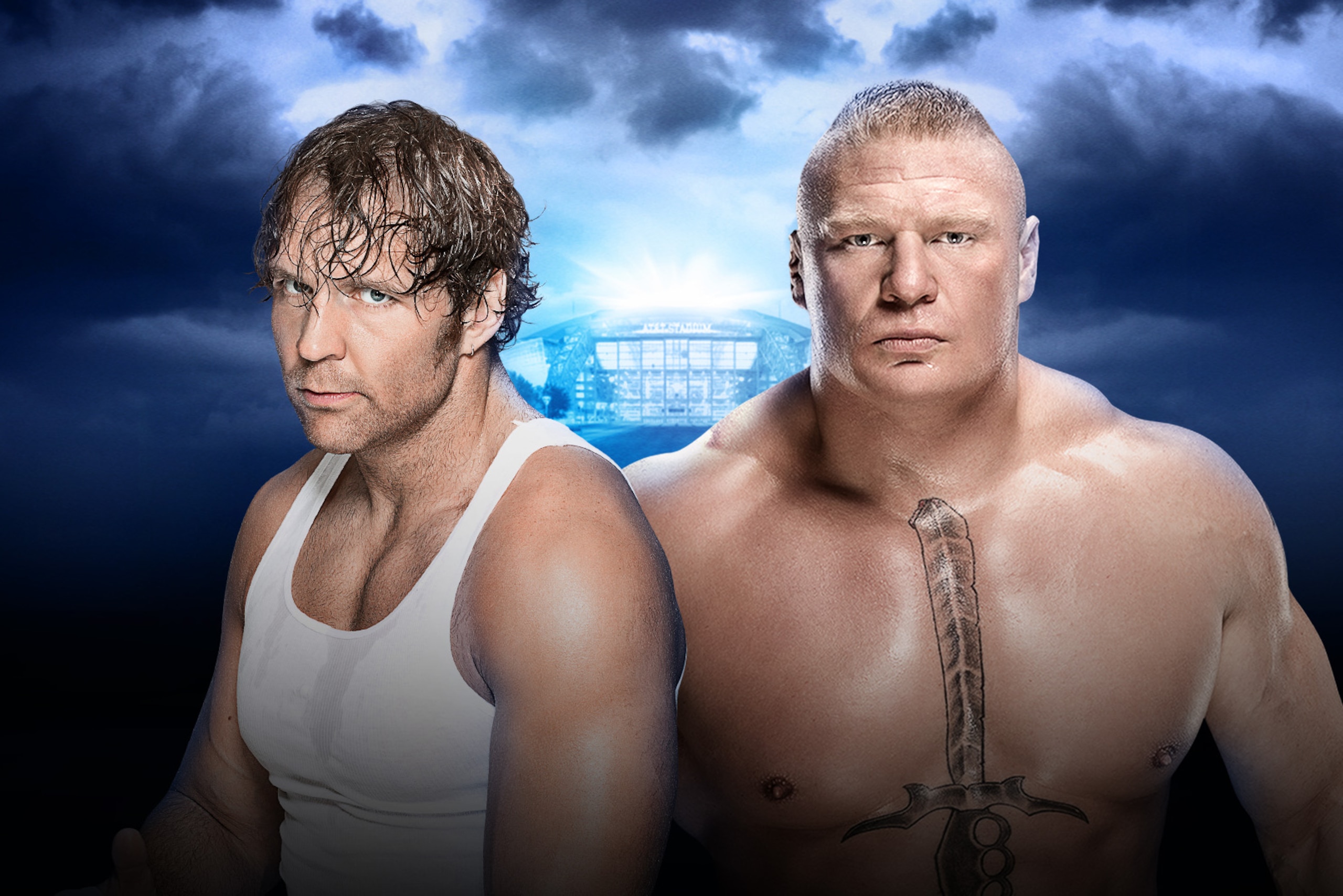 Dean Ambrose vs. Brock Lesnar set for WrestleMania 32.