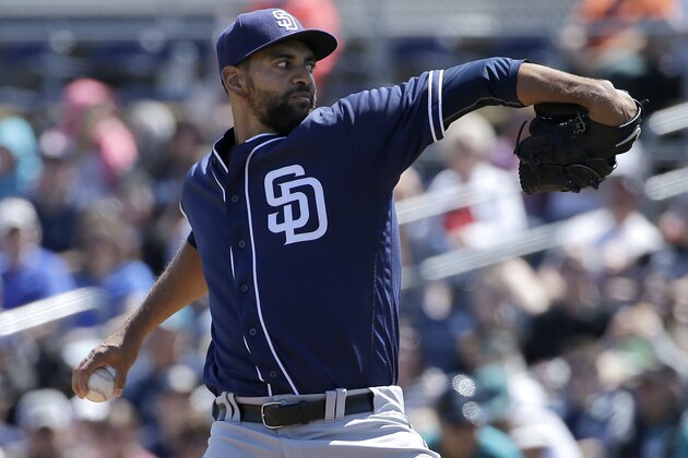 San Diego Padres starting pitcher Tyson Ross throws against the Seattle Mariners during the first inning of a spring training baseball game in Peoria, Ariz., Wednesday, March 30, 2016. (AP Photo/Jeff Chiu) San Diego Padres starting pitcher Tyson Ross throws against the Seattle Mariners during the first inning of a spring training baseball game in Peoria, Ariz., Wednesday, March 30, 2016. (AP Photo/Jeff Chiu)