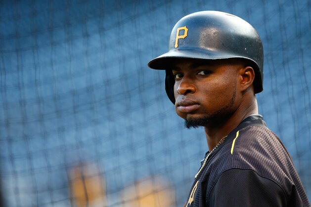 PITTSBURGH, PA - OCTOBER 07:  Gregory Polanco #25 of the Pittsburgh Pirates looks on during batting practice prior to the National League Wild Card game against the Chicago Cubs at PNC Park on October 7, 2015 in Pittsburgh, Pennsylvania.  (Photo by Jared Wickerham/Getty Images)