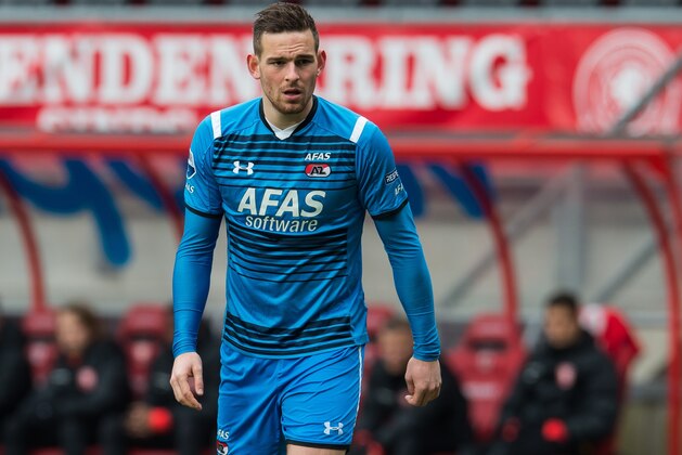 Vincent Janssen of AZ Alkmaar during the Dutch Eredivisie match between FC Twente and AZ Alkmaar at the Grolsch Veste on March 20, 2016 in Enschede, The Netherlands(Photo by VI Images via Getty Images)