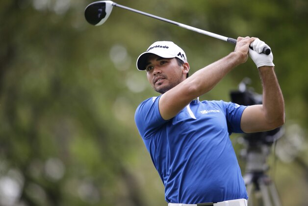 Mar 27, 2016; Austin, TX, USA; Jason Day of Australia plays against Rory McIlroy of Northern Ireland during round six of the World Golf Championship-Dell Match Play at the Austin Country Club. Mandatory Credit: Erich Schlegel-USA TODAY Sports