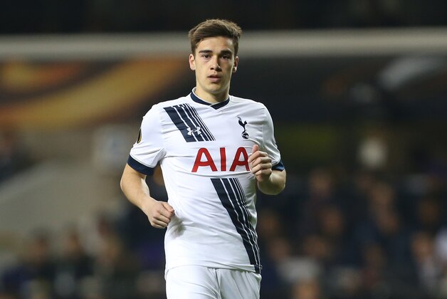 LONDON, ENGLAND - FEBRUARY 25 :  Harry Winks of Tottenham Hotspur during the UEFA Europa League match between Tottenham Hotspur and Fiorentina at White Hart Lane on February 25, 2016 in London, United Kingdom.  (Photo by Catherine Ivill - AMA/Getty Images)