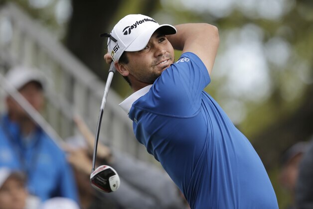 Jason Day, of Australia, hits his drive on the first hole during the semifinal final round against Rory McIlroy, of Northern Ireland, at the Dell Match Play Championship golf tournament at Austin County Club, Sunday, March 27, 2016, in Austin, Texas. (AP Photo/Eric Gay)