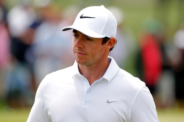 AUGUSTA, GEORGIA - APRIL 06:  Rory McIlroy of Northern Ireland looks on during a practice round prior to the start of the 2016 Masters Tournament at Augusta National Golf Club on April 6, 2016 in Augusta, Georgia.  (Photo by Kevin C. Cox/Getty Images)