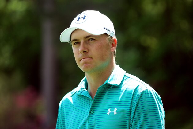 AUGUSTA, GEORGIA - APRIL 07:  Jordan Spieth of the United States stands on the 13th hole during the first round of the 2016 Masters Tournament at Augusta National Golf Club on April 7, 2016 in Augusta, Georgia.  (Photo by Andrew Redington/Getty Images)