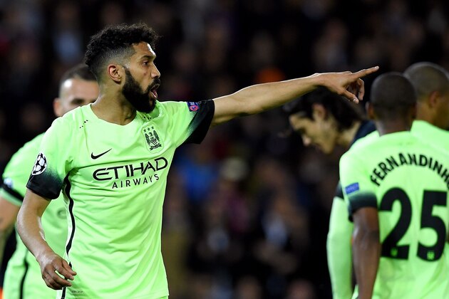 Manchester City's French defender Gael Clichy reacts during the UEFA Champions League quarter final football match between Paris Saint Germain (PSG) and Manchester City on April 6, 2016 at the Parc des Princes stadium in Paris. AFP PHOTO / FRANCK FIFE / AFP / FRANCK FIFE (Photo credit should read FRANCK FIFE/AFP/Getty Images) Manchester City's French defender Gael Clichy reacts during the UEFA Champions League quarter final football match between Paris Saint Germain (PSG) and Manchester City on April 6, 2016 at the Parc des Princes stadium in Paris. AFP PHOTO / FRANCK FIFE / AFP / FRANCK FIFE (Photo credit should read FRANCK FIFE/AFP/Getty Images)