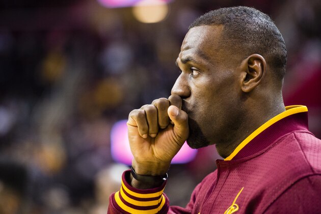 CLEVELAND, OH - FEBRUARY 18: LeBron James