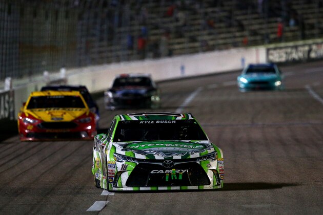 FORT WORTH, TEXAS - APRIL 09: Kyle Busch, driver of the