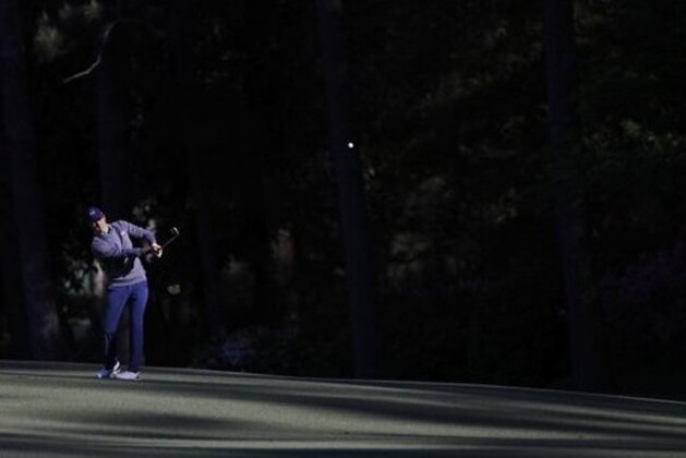 Jordan Spieth hits on the 13th fairway during the third round of the Masters golf tournament Saturday, April 9, 2016, in Augusta, Ga. (AP Photo/Matt Slocum) Jordan Spieth hits on the 13th fairway during the third round of the Masters golf tournament Saturday, April 9, 2016, in Augusta, Ga. (AP Photo/Matt Slocum)