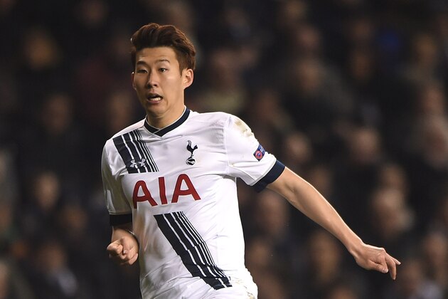LONDON, ENGLAND - MARCH 17:  Heung-Min Son of Tottenham Hotspur in action during the UEFA Europa League Round of 16 Second Leg match between Tottenham Hotspur and Borussia Dortmund at White Hart Lane on March 17, 2016 in London, England. (Photo by Tom Dulat/Getty Images).