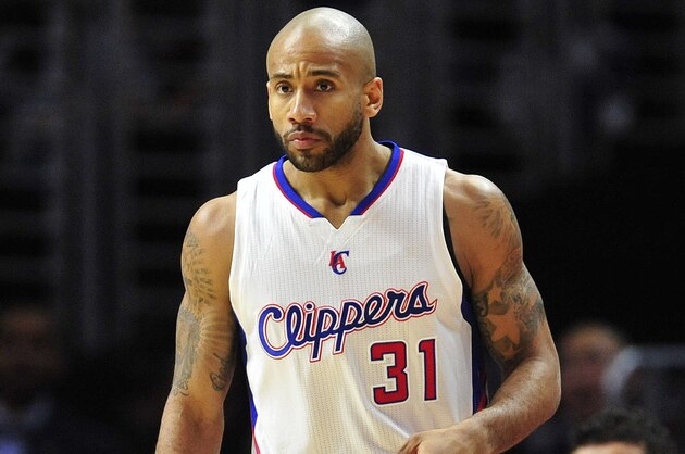 January 16, 2015; Los Angeles, CA, USA; Los Angeles Clippers guard Dahntay Jones (31) against the Cleveland Cavaliers at Staples Center. Mandatory Credit: Gary A. Vasquez-USA TODAY Sports