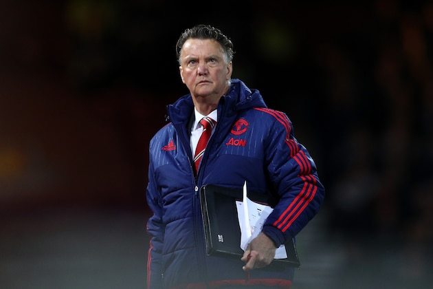LONDON, ENGLAND - APRIL 13:  Louis van Gaal, manager of Manchester United looks on during The Emirates FA Cup, sixth round replay between West Ham United and Manchester United at the Boleyn Ground on April 13, 2016 in London, England.  (Photo by Paul Gilham/Getty Images)