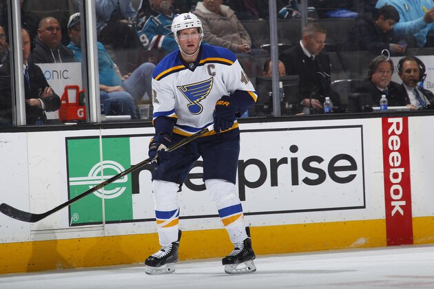 SAN JOSE, CA - MARCH 22: David Backes