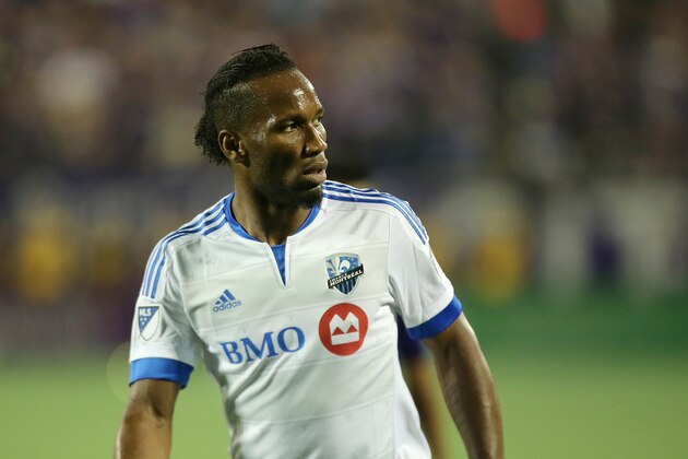 ORLANDO, FL - OCTOBER 03:  Didier Drogba #11 of Montreal Impact is seen during an MLS soccer match between the Montreal Impact and the Orlando City SC at the Orlando Citrus Bowl on October 3, 2015 in Orlando, Florida. Orlando won the match 2-1. (Photo by Alex Menendez/Getty Images)